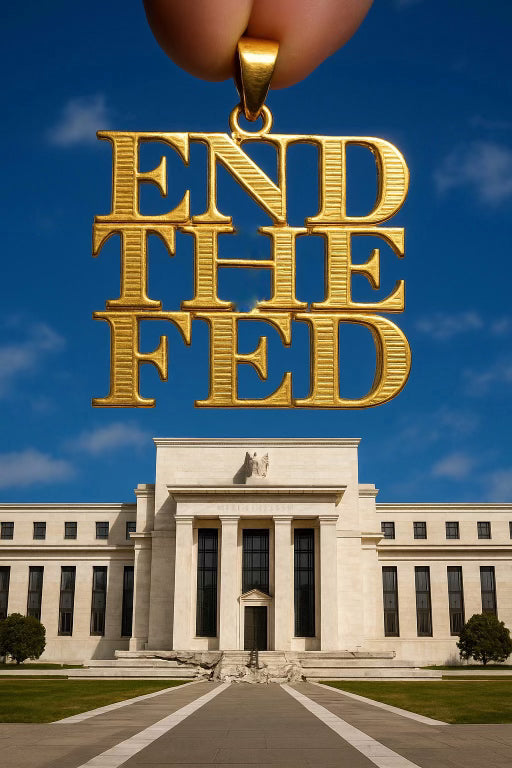 End The Fed 24k .9999 Gold Statement Pendant – 1 Troy Ounce
