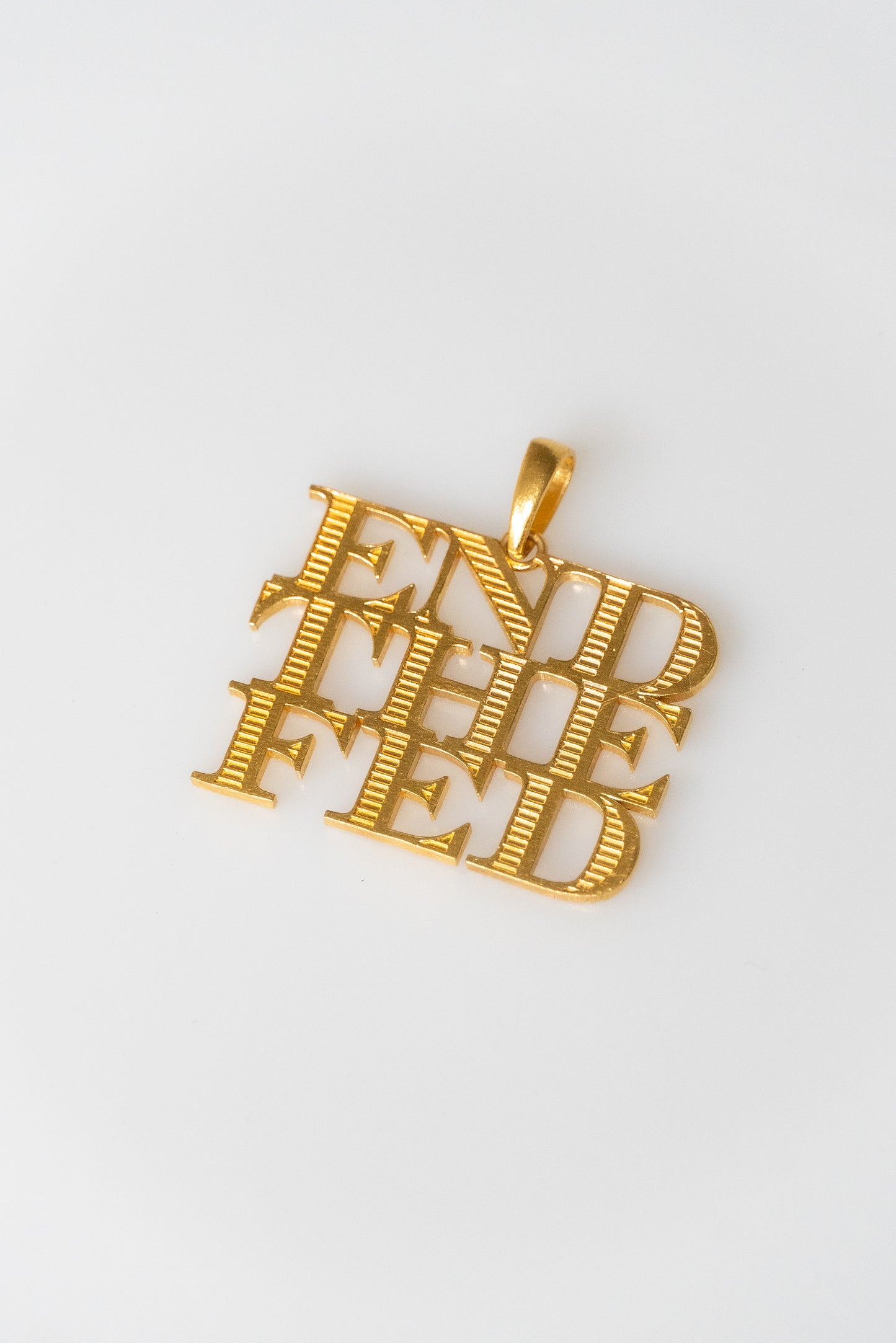 End The Fed 24k .9999 Gold Statement Pendant – 1.03 Troy Ounce