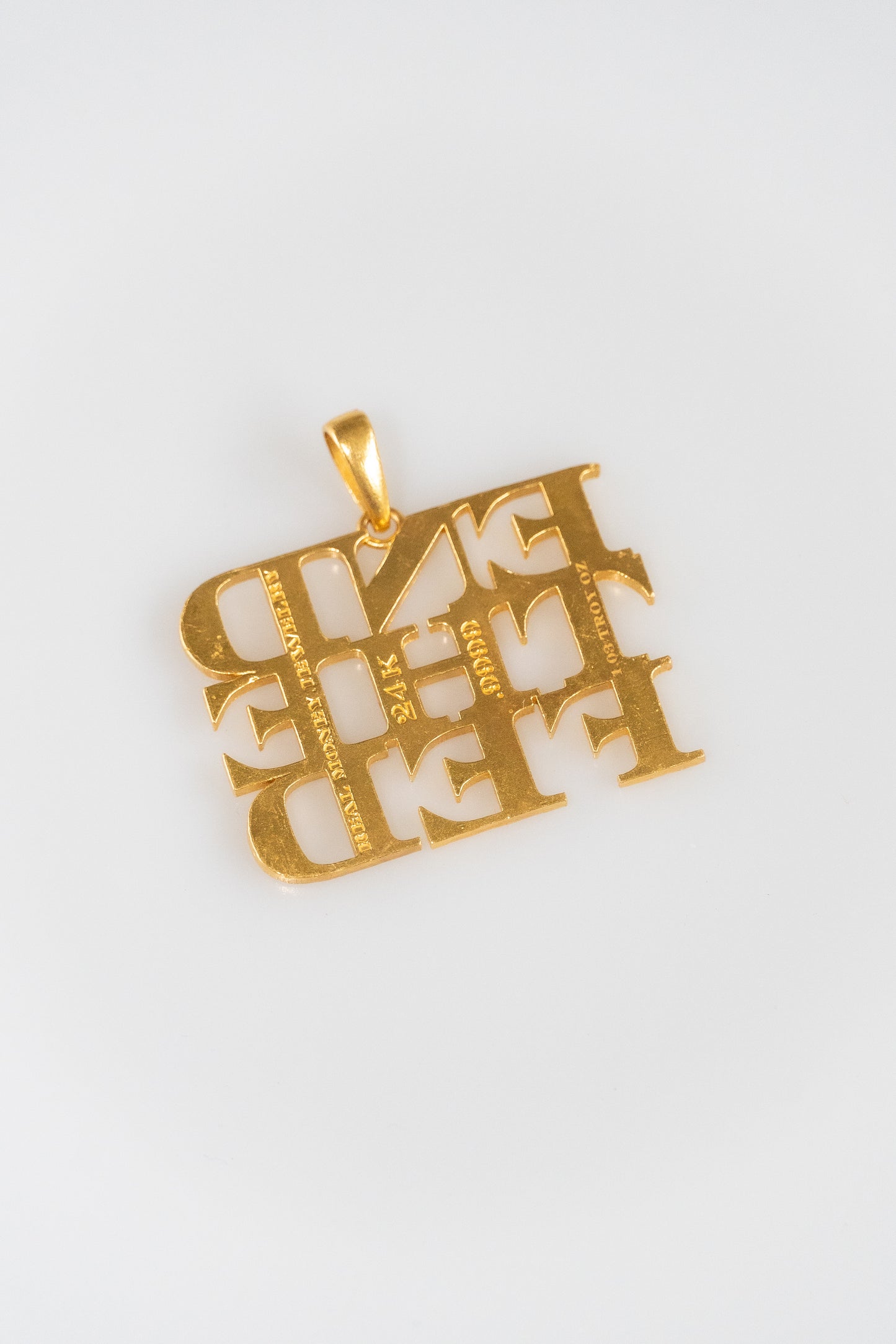 End The Fed 24k .9999 Gold Statement Pendant – 1.03 Troy Ounce