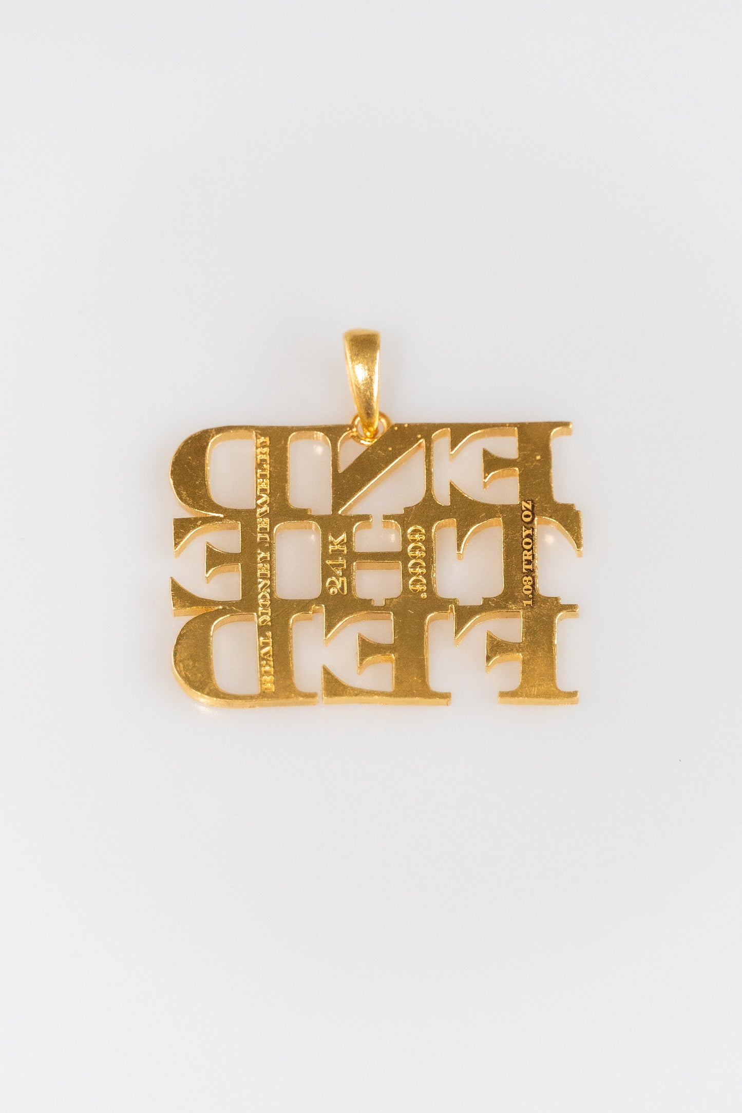 End The Fed 24k .9999 Gold Statement Pendant – 1.03 Troy Ounce
