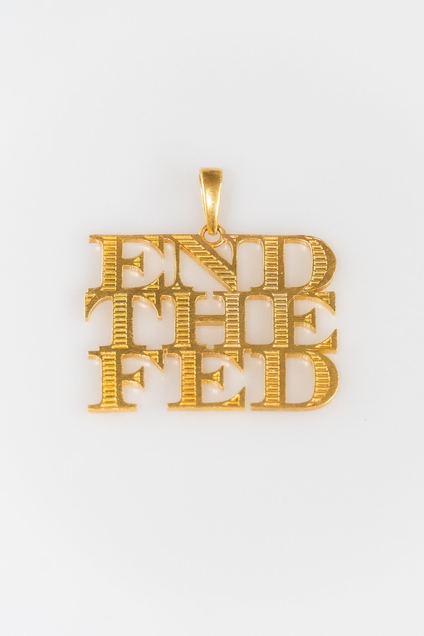 End The Fed 24k .9999 Gold Statement Pendant – 1.03 Troy Ounce