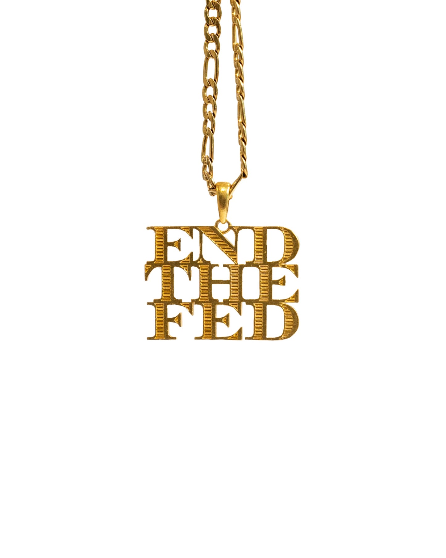 End The Fed 24k .9999 Gold Statement Pendant – 1 Troy Ounce