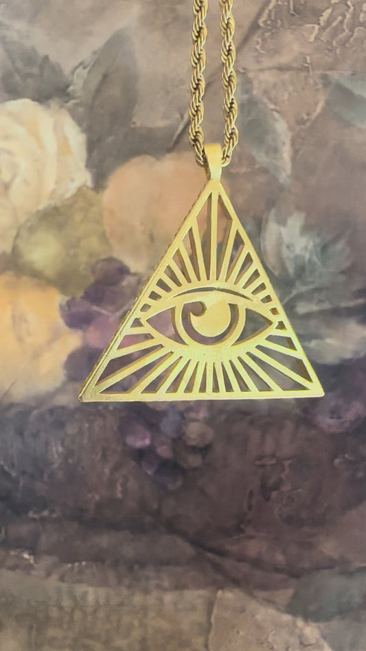 Eye of providence 24K .9999 Fine Gold Pendant – 1 Troy Ounce